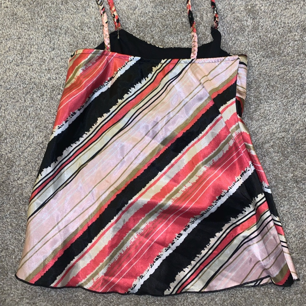 iZ byer california pink & black blouse size S - Picture 10 of 11